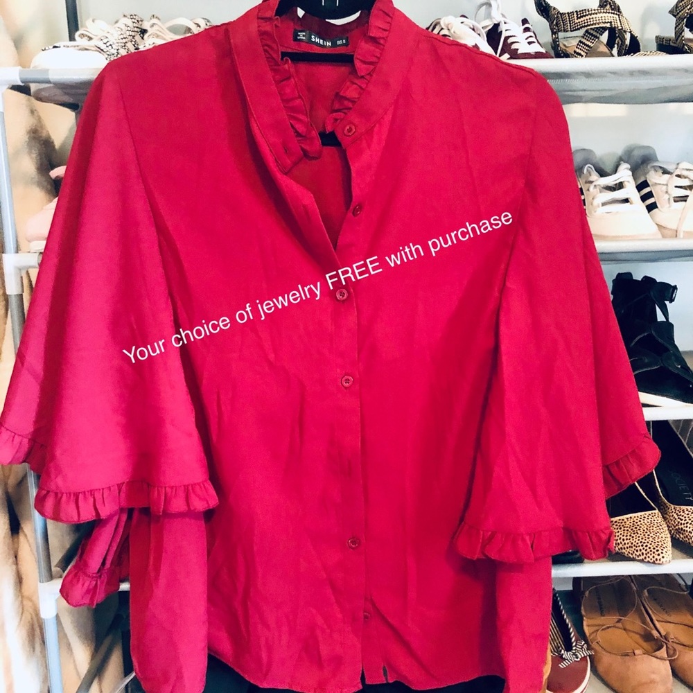 NBW Cape Effect Blouse